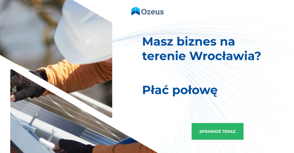 Ozeus fotowoltaika - oferta dla firm z Wrocławia